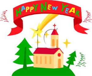 300x248 Christian New Year Clipart