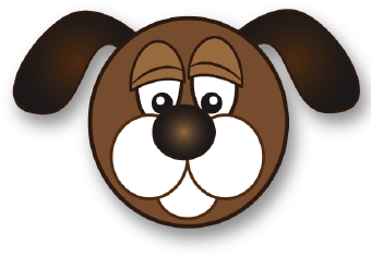 340x236 Dog Face Clip Art