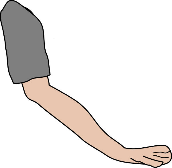 600x586 Left Arm Clipart