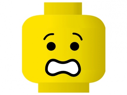 425x318 Free Download Of Lego Smiley Scared Clip Art Vector Graphic