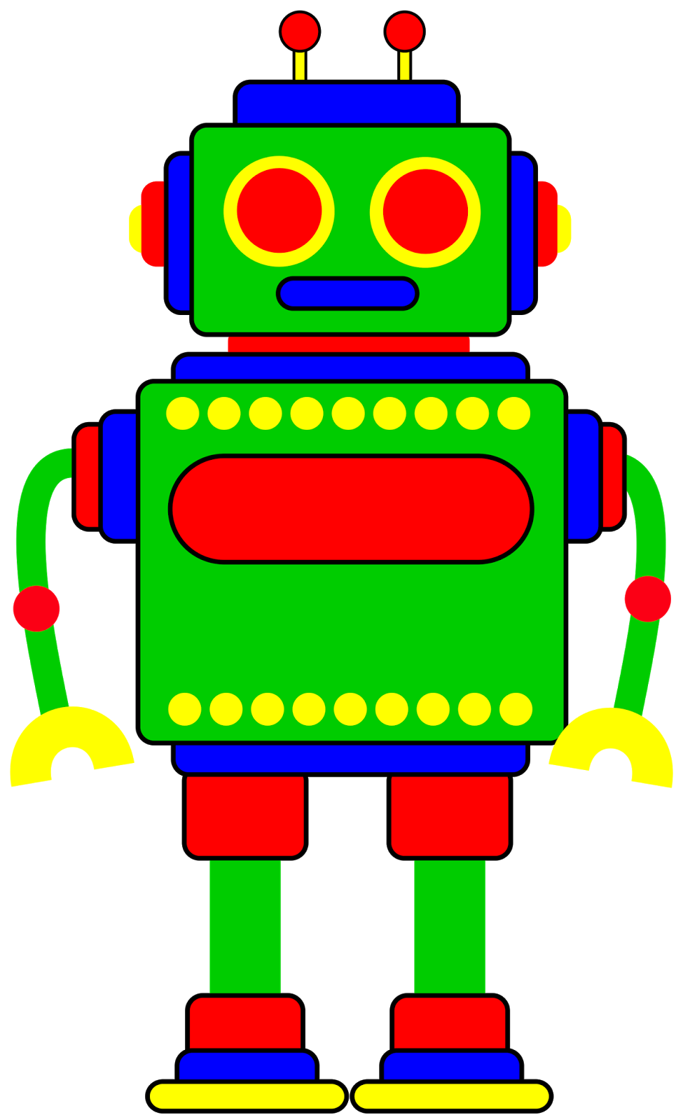 975x1600 Lego Robot Clipart