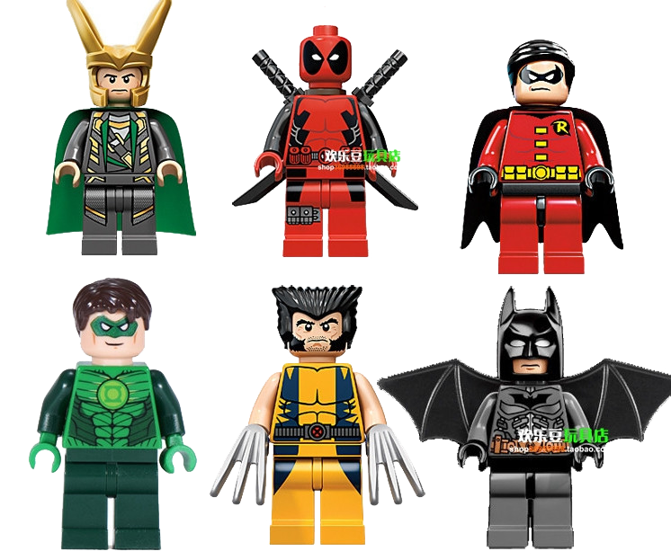 746x623 Deadpool Green Lantern Robin Wolverine Batman Minifigure Lego Clipart