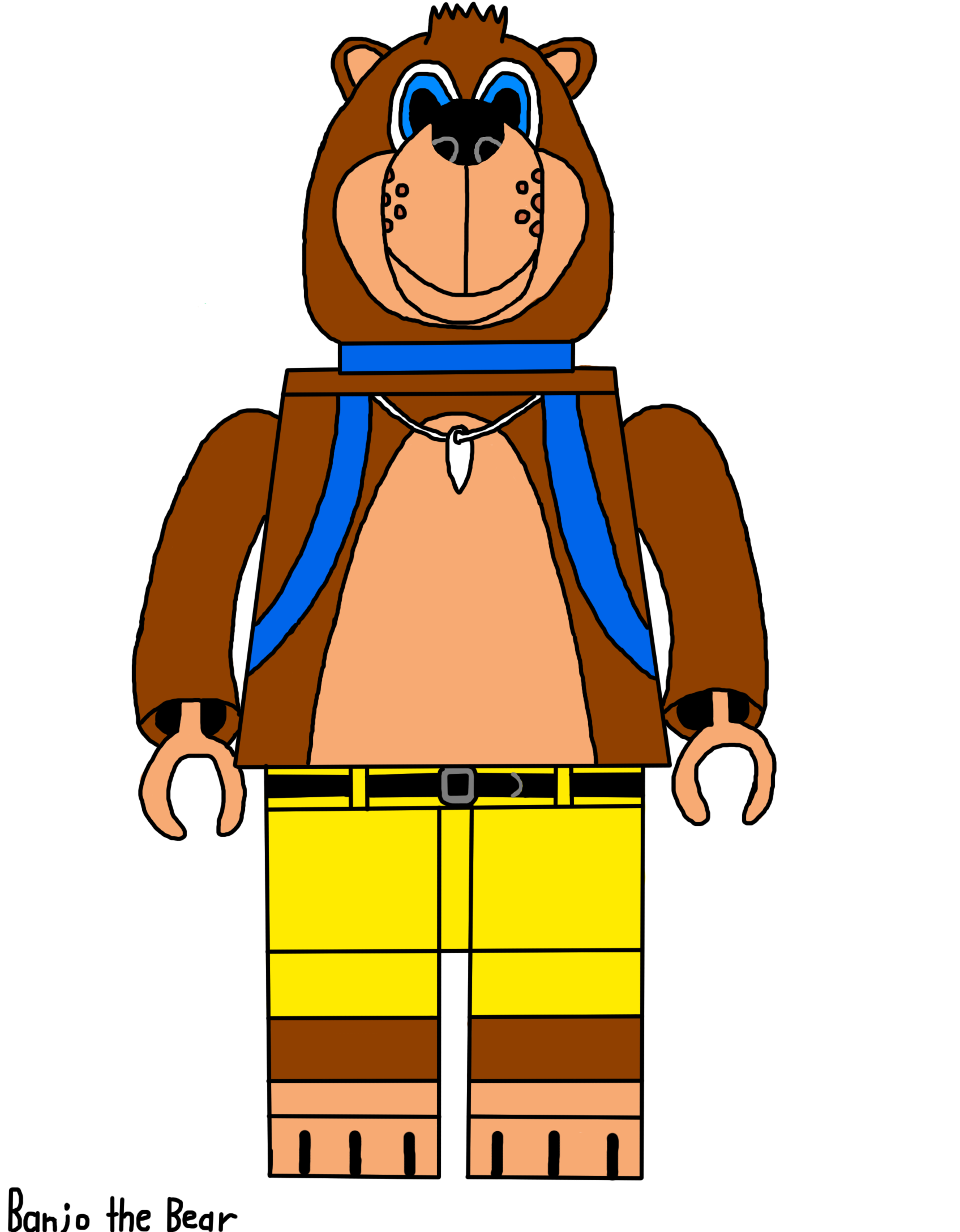 1696x2176 Banjo The Bear