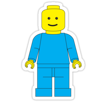 375x360 Lego Person Outline Collection