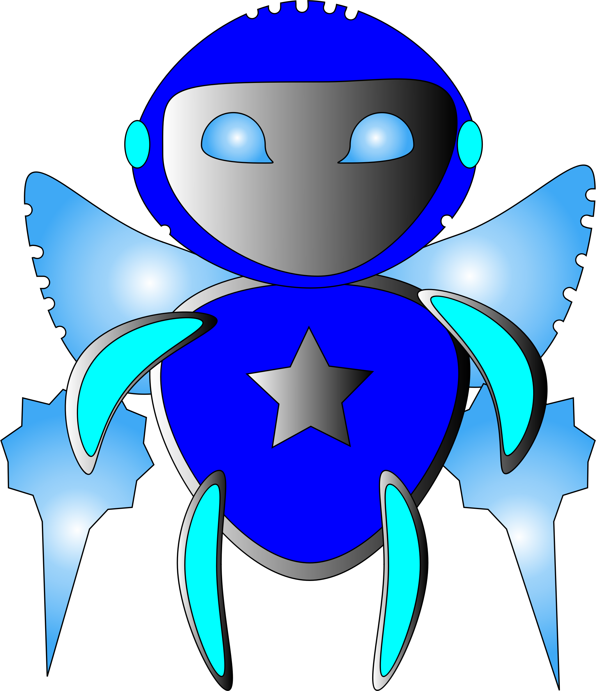 2048x2374 Clip Art Robot Clipart Image 4