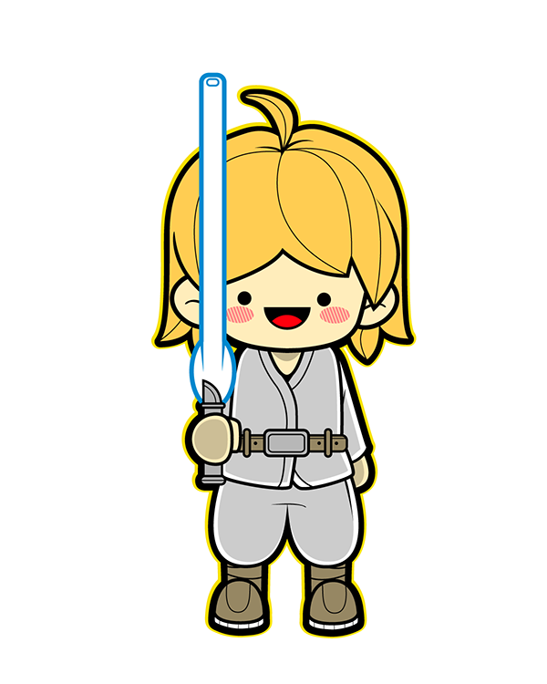 600x750 Resultado De Imagen Para Star Wars Luke Clip Art Cumple 2