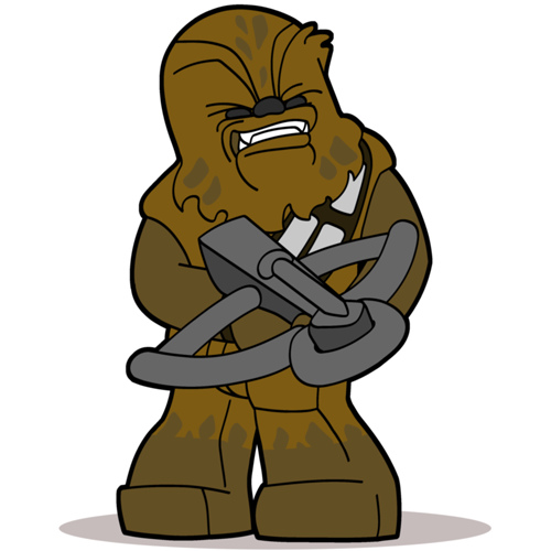 500x500 Star Wars Wookie Clip Art Lego Express Star Wars Chewbacca