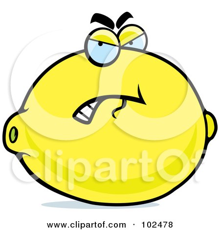 450x470 Clipart Of A Dead Lemon Character In 8 Bit Style