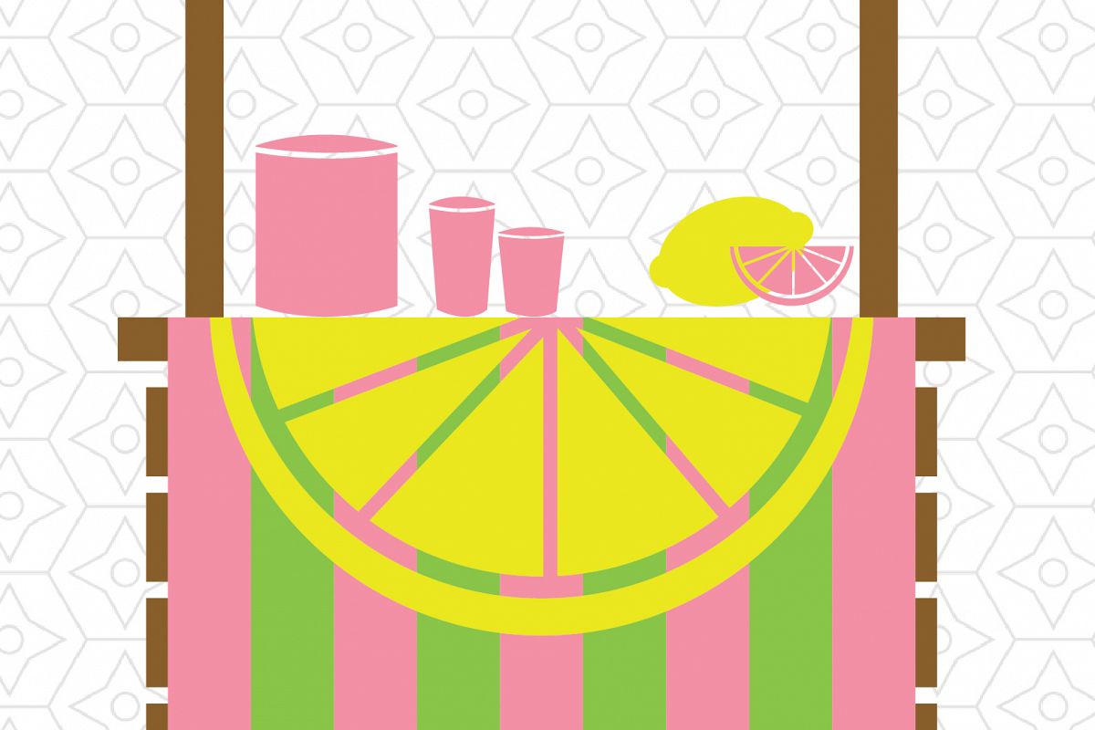 1200x800 Lemonade Stand Decal Design, Svg, Dxf V Design Bundles