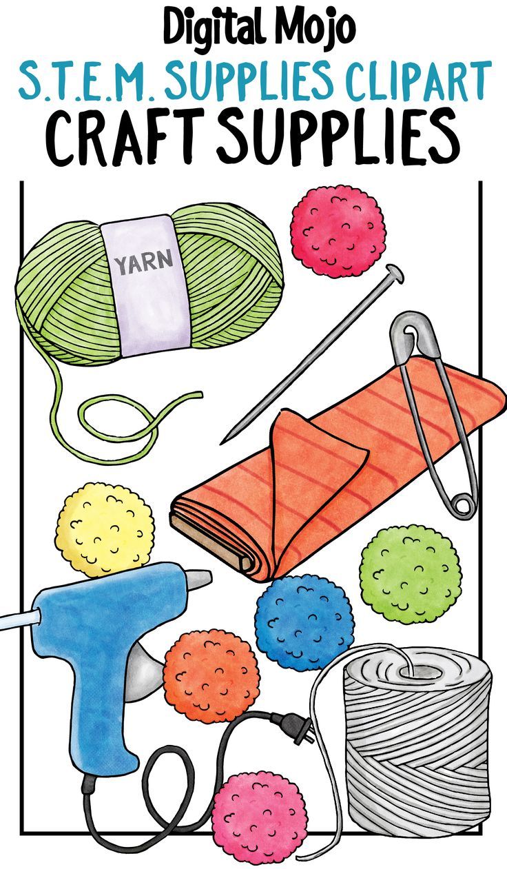 736x1261 Stem Craft Supplies Clipart Orange Pink, Household Items
