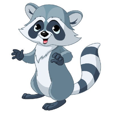400x400 Raccoon Clipart Transparent