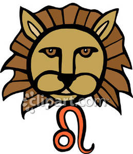 259x300 Lion's Face With A Leo Symbol