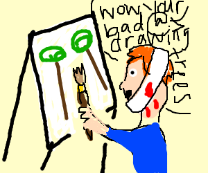 300x250 Leonardo Da Vinci Drawing A Tree Poorly.