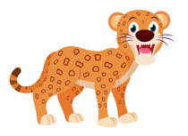 210x153 Free Leopard Clipart