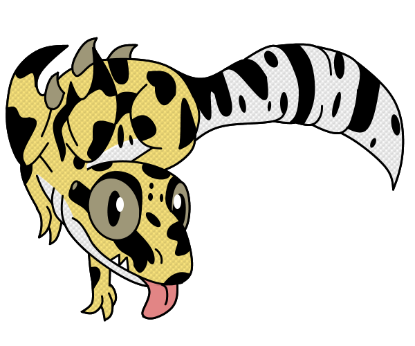 600x500 Leopard Gecko Dragon By Drag759