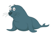 210x145 Free Seal Clipart