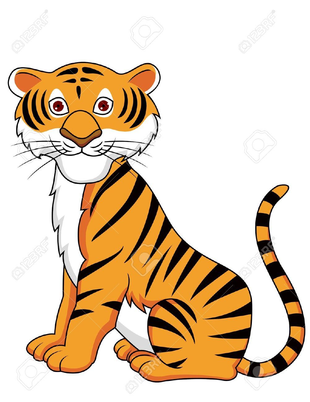 1003x1300 Tiger Clip Art