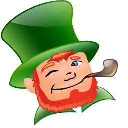 256x256 Happy St. Patrick's Day Lost Letter And P=np