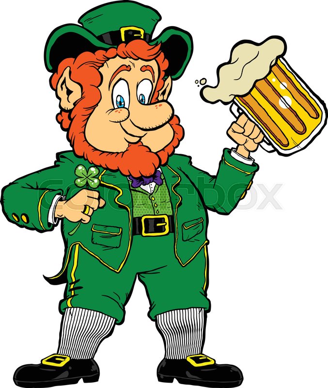 677x800 Leprechaun Face Vector Icon Stock Vector Colourbox