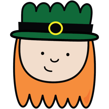 350x350 Leprechaun Faces Clip Art By Saroum V Giroux Teachers Pay Teachers
