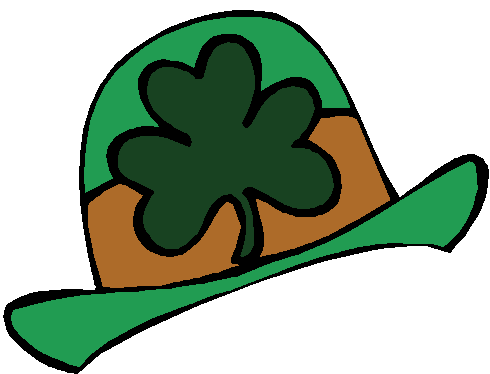 490x374 Free Leprechaun Hat Clipart