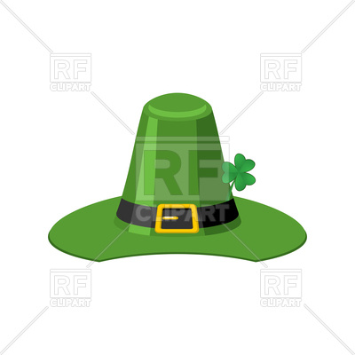 400x400 Leprechaun Hat. St. Patrick's Day. Royalty Free Vector Clip Art
