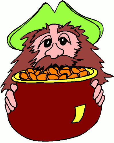 397x500 Free Pot Of Gold Clipart