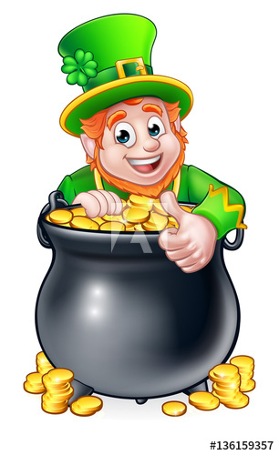 306x500 Perfect Leprechaun Pot Of Gold With Transparen