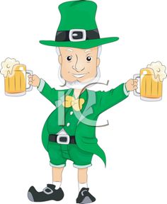 236x288 Cartoon Frog Sitting In A Pot Of Gold For St. Patrick's Day St