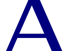 220x165 Letter A Clipart Letter A Clip Art