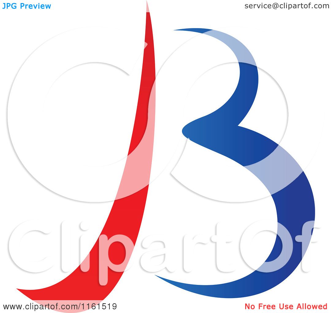 1080x1024 Clipart Of An Abstract Letter B Version 8