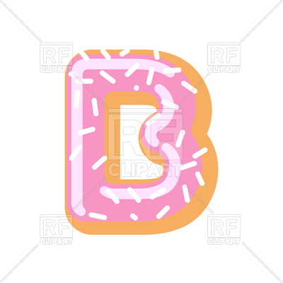400x400 Donut Letter B