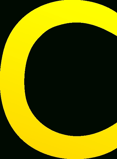 406x550 Letter C Clipart