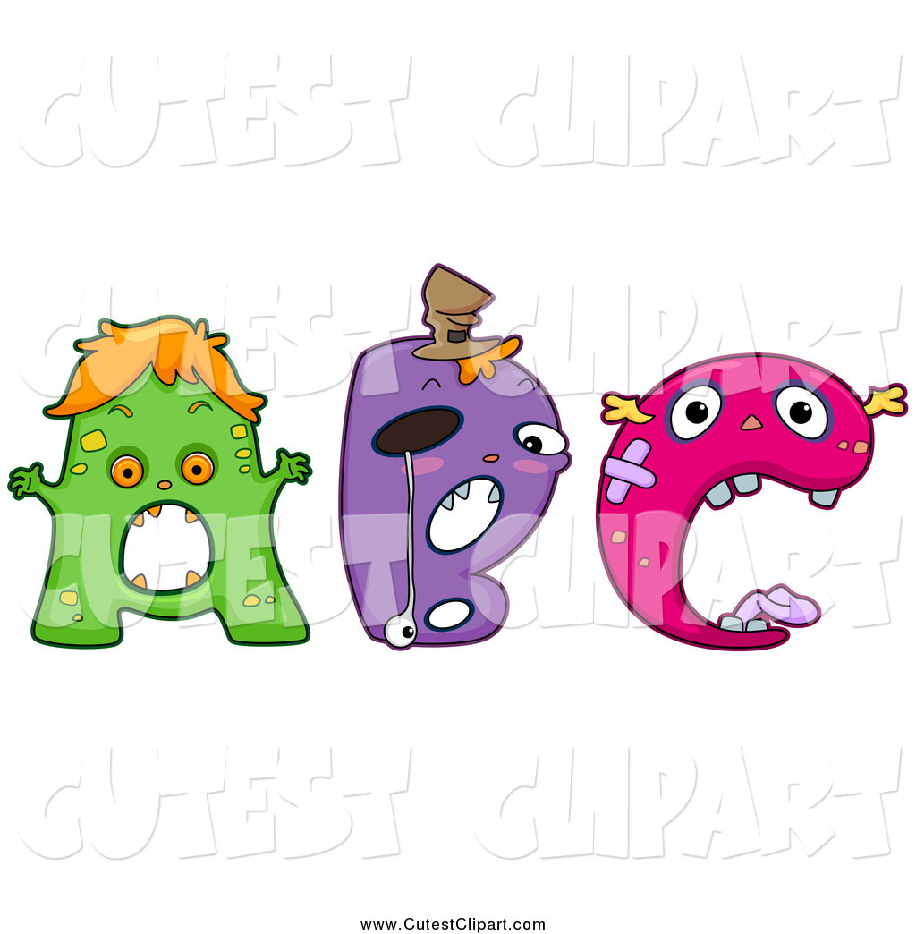 1024x1044 Monster Clipart Letter