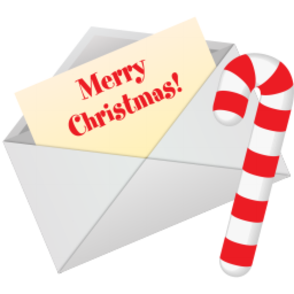 600x600 Christmas Letter Clipart Free
