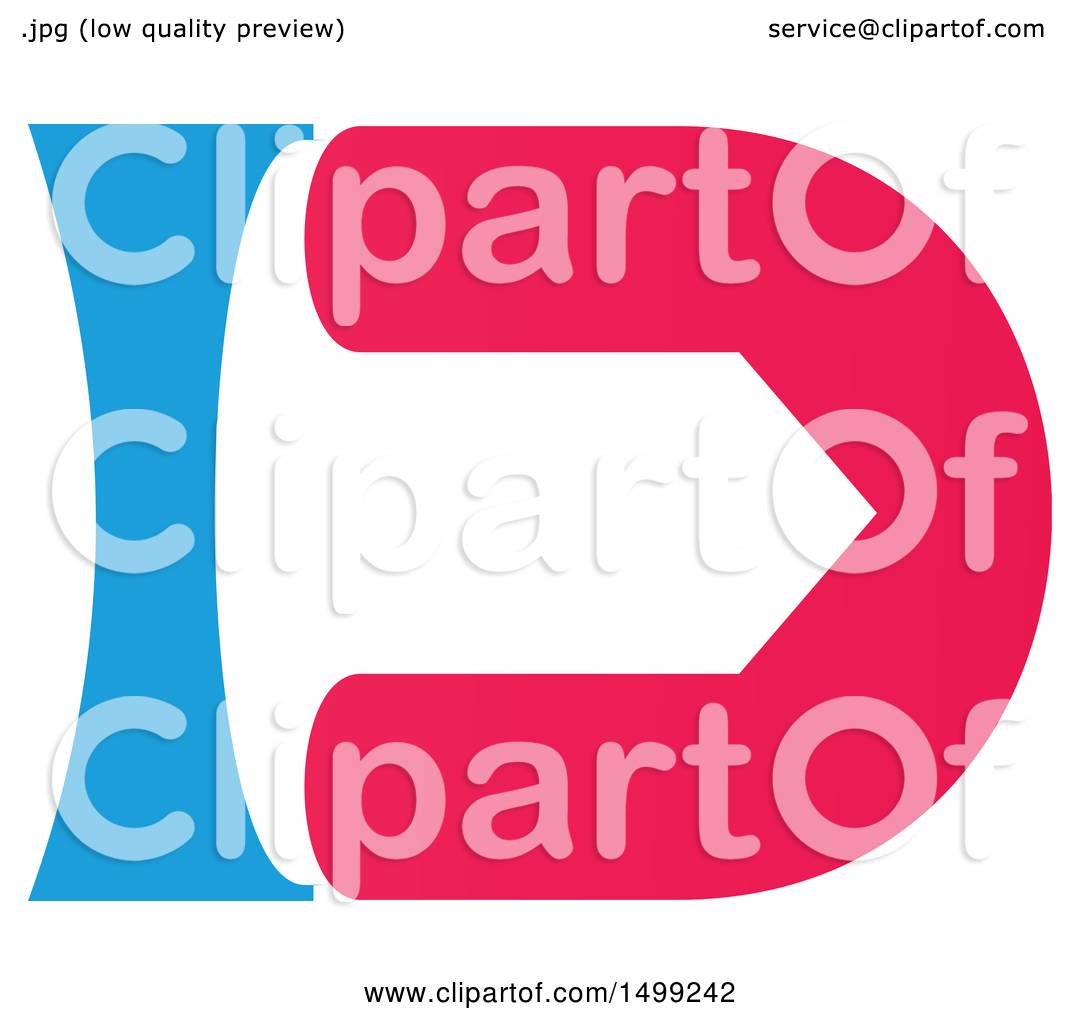 1080x1024 Clipart Of An Abstract Letter D Logo