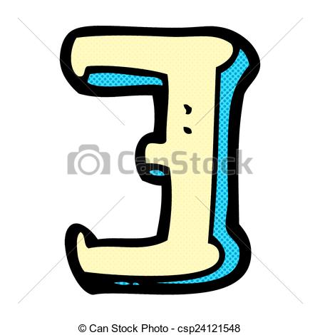 449x470 Comic Cartoon Letter E. Retro Comic Book Style Cartoon Eps