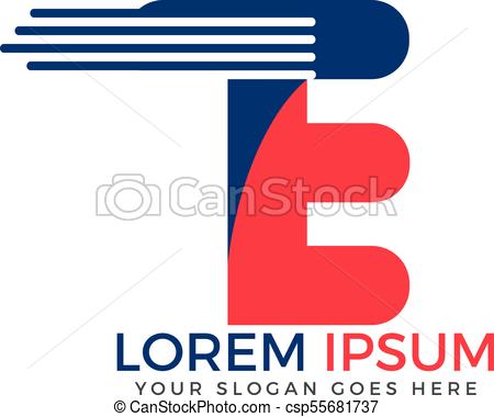 450x380 Letter E Business And Technology Logo Design. Initial Letter E