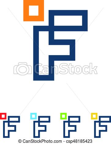 363x470 An Amazing Letter F Symbol Design Vector Illustration