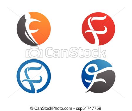 450x380 Business Corporate F Letter Logo Design Vector Clipart Vector
