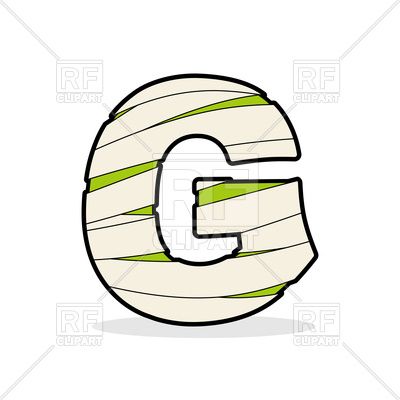 400x400 Letter G In Egyptian Style Royalty Free Vector Clip Art Image