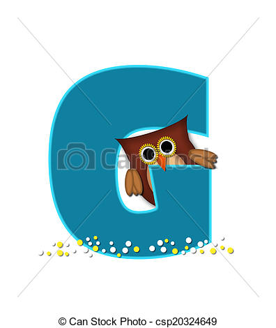 396x470 Alphabet Owl G. The Letter G, In The Alphabet Set Owl Is