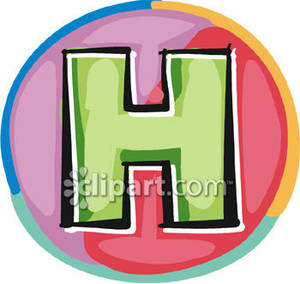 300x284 Colorful Letter H