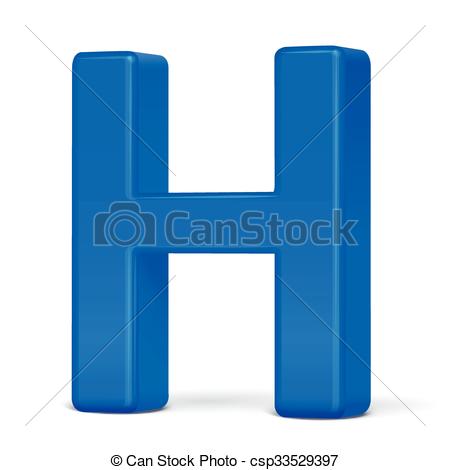 450x470 3d Plastic Blue Letter H Isolated On White Background Eps Vectors
