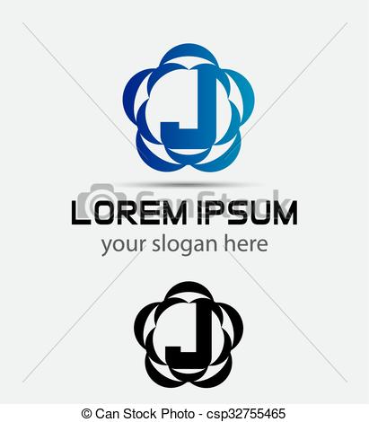 411x470 Letter J Logo Icon Design Template Elements Clip Art Vector