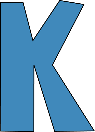 394x550 Letter K Clipart