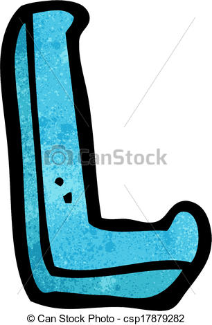 306x470 Cartoon Letter L Vector