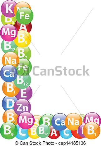 324x470 Vitamin Letter L Illustration Vectors