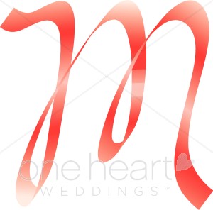 300x296 Letter M Clipart Pink Ribbon Alphabet