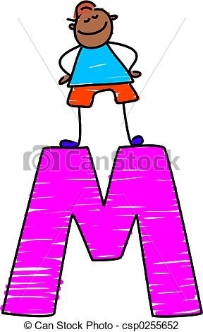 288x470 Letter Mm Clipart